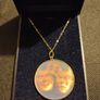 Theatre Acting Masks Comedy and Tragedy 9ct gold Image 5