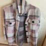 Fleece Check Shacket Image 2