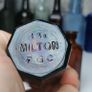 83 - Two Vintage Milton Brown Glass Bottles Bottom Embossed Letters Image 3
