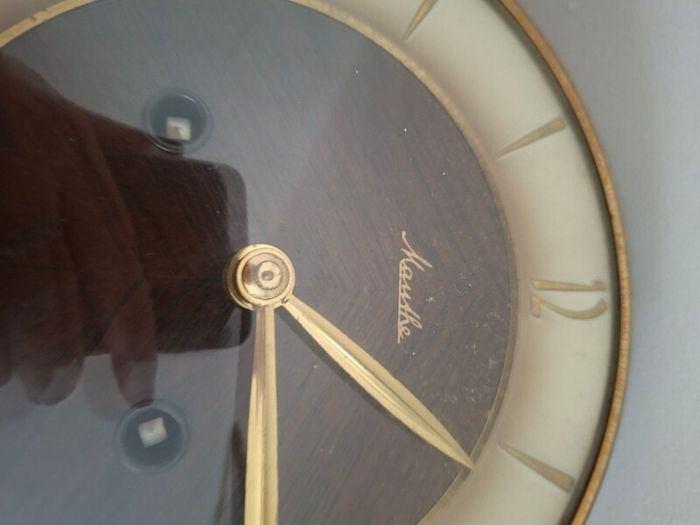 vintage clock with key