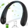 Portable Neck Fan Bladeless Hands Free Usb Rechargeable Battery Operated Neck Fans with 360 Degree Cooling, 3 Speeds Personal Headphone Design Mini Small Leafless Fan for Men Women Adult Kids Image 3