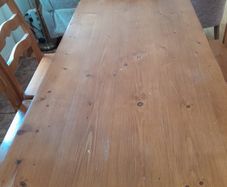 Kitchen table & six chairs