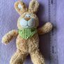 Soft Bunny Plush Toy with green bandana Image 3