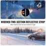 Driveway Markers, 100PCS 122 cm, 0.79 cm Diameter, Orange Fiberglass Poles Snow Stakes with Reflective Tape, 30.48 cm Steel Drill Bit Image 5