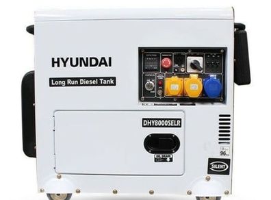 Hyundai 6kW/7.5kVA Long Run Standby Diesel Generator