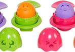 Hide and Squeak Egg and Spoon Set Baby Toy, Educational Shape Sorter with Colours and Sound, Easter Toy for Babies, Toddlers & Little Kids, Boys & Girls from 6 Months, 1, 2 & 3 Year Olds