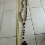 Rare Giant Size Timber Rosary Beads Image 4