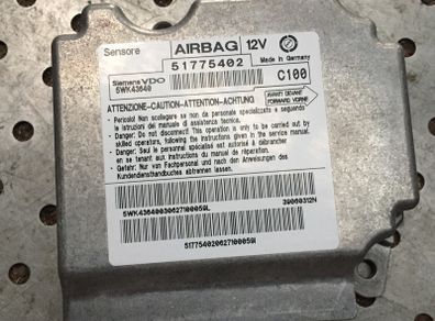 Airbag ECU (Fiat Bravo 2007/14)