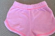 Cute Pink Towelling Shorts 18-24mths