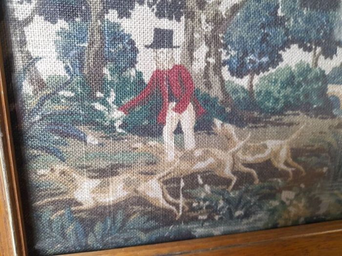 Pair Of Hunting Scene Tapestries