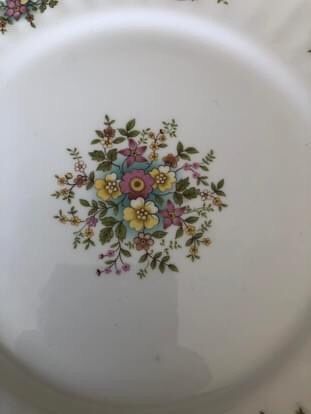 True love cake plate by Royal Stafford