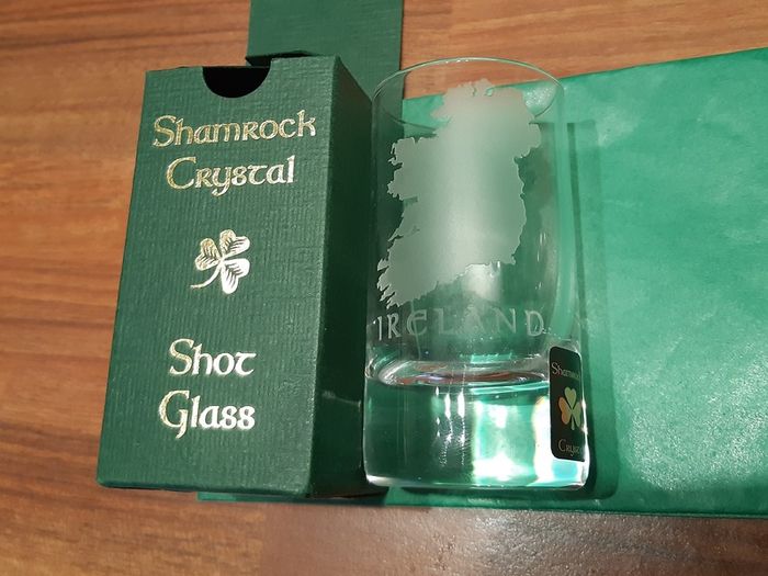 Shot Glass - Shamrock Crystal
