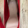 High heels size 6 red suede Image 2