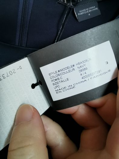 BNWT - Armani Exchange navy dress UK 8