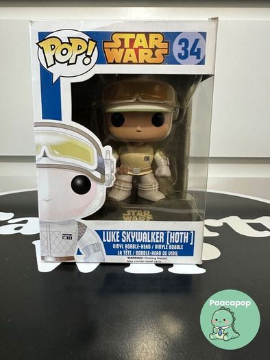 Funko Pop! Star Wars Luke Skywalker (Hoth) Blue Box #34