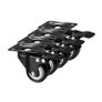 Castor Wheels with Brake Heavy Duty Swivel Wheels for Furniture 50mm + Screws 200KG Image 10