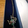 Vintage Unique Flower Teapot Necklace Image 9