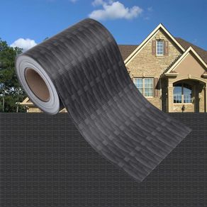 Garden Privacy Screens 4 pcs PVC 35x0.19 m Rattan Pattern