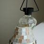Small decorative colourful glass candle lamp holder Image 2