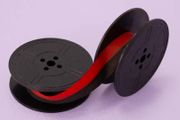 Typewriter ribbon black-red 13mm x 10m