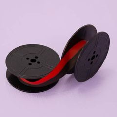 Typewriter ribbon black-red 13mm x 10m