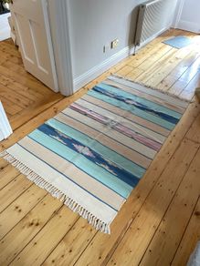 Multi Coloured cotton rug