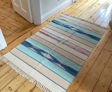 Multi Coloured cotton rug