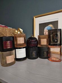 10 Empty candle jars