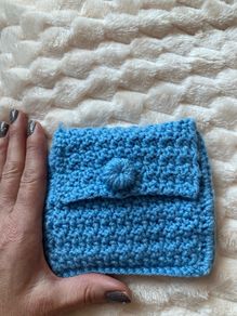 Handmade crochet purse