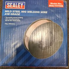 Sealey Mild Steel Mig Wire 5kg 0.6mm A18 Grade Mig/777706