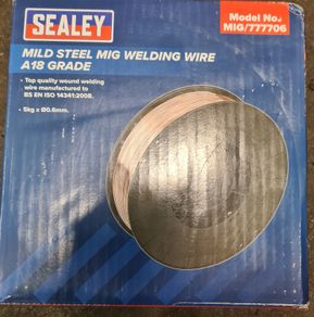 Sealey Mild Steel Mig Wire 5kg 0.6mm A18 Grade Mig/777706