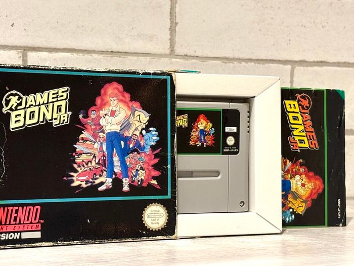 James Bond Junior Nintendo SNES  - Boxed & Rare