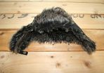 H&M Unisex black Ear Flap, Bomber Hat, with fur. 3-6 years