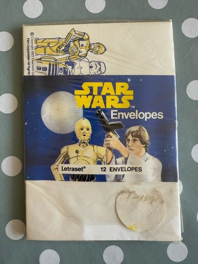 Vintage original Star Wars printed envelopes (11) NEW