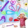6x Stretchy Children Fidget Noodles String Fidget Stretchy Monkey Worm Noodle String Toy for Kids and Adults, DIY Hand-Knit Rope Anti Stress Rope Sensory for Reducing Anxiety & Stress (FREE POSTAGE) Image 7