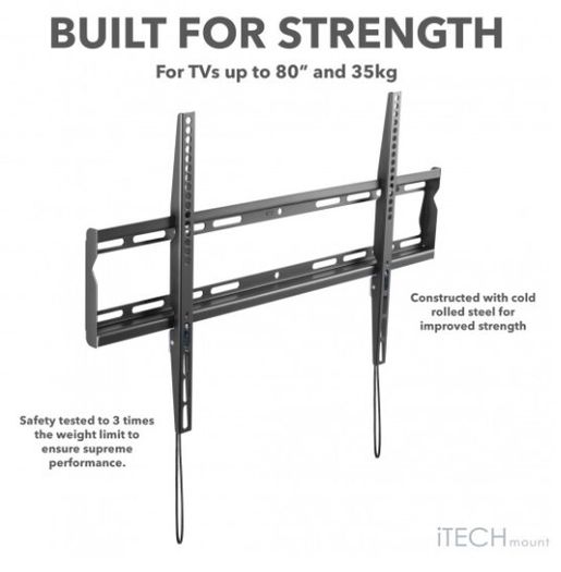 iTECH Wall Mount Fixed Vesa for 37" to 80" TV's | PLB60B