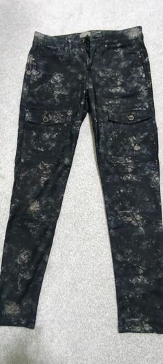 Dranella Printed Cargo Jeans / Skinny Trousers - Size 36 (UK 8/10)