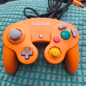 Official Nintendo Spice Orange GameCube Controller Game Cube.