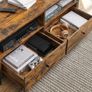 New TV Unit Display With 2 Drawers - FREE P&P Image 3