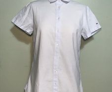Tommy Hilfiger Ladies UK8 Fitted Short Sleeve Shirt