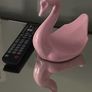 80s retro ceramic swan guest towel or napkin holder Image 6