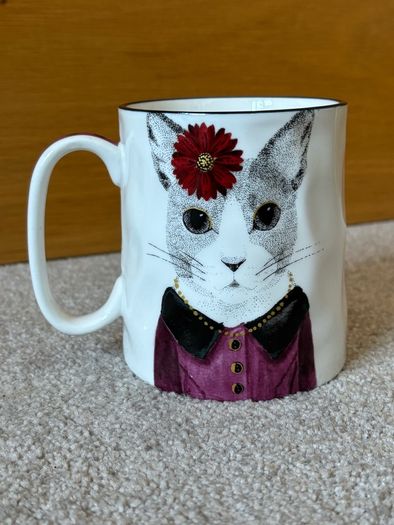 Signature Housewares Hipster Animals Cat Mug