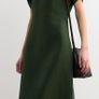 JAEGER Silk and Linen MIDI Dress Size 10 Image 3