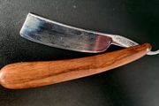 Rare Restored Wm Greaves &amp; Sons Sheffield Antique Old Rosewood Handle Straight Razor Shave Ready
