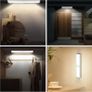 Under Cupboard Lights,Motion Sensor Lights Indoor 28LED Closet Type-C Wireless Kitchen Light Cabinet Under Counter Lighting Rechargeable Battery Powered Bedroom Night Homelife Stick On for Shelf Stair [Energy Class A] Image 2