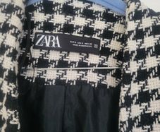 Zara Houndstooth Blazer