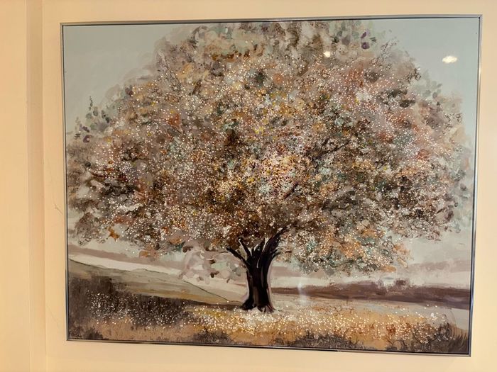 Large Embellished Tree Wall Art