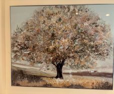 Large Embellished Tree Wall Art