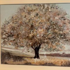 Large Embellished Tree Wall Art