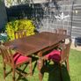 vintage table and chairs Image 2